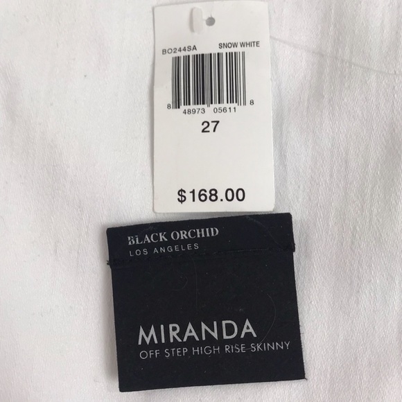 LOOK 👀 Black Orchid Miranda Off Step High Rise Skinny - Picture 10 of 12